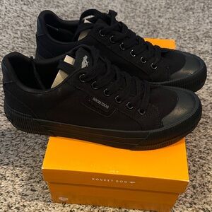 Rocket Dog Black Canvas Sneakers